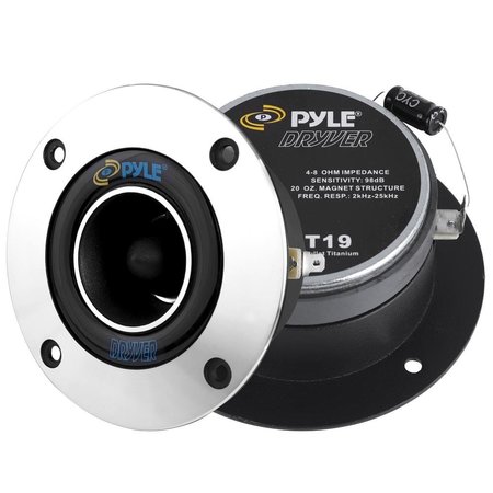 PYLE 3.75'' Aluminum Bullet Titanium Horn Tweeter, PDBT19 PDBT19